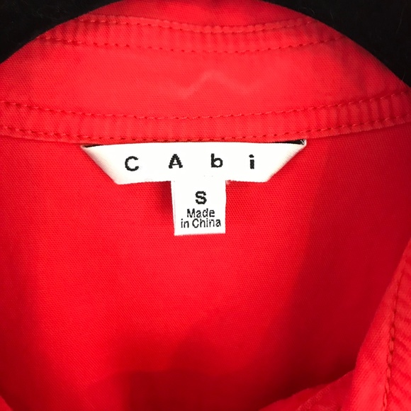 Cabi Ruffle back Utility Jacket - Picture 2 of 4